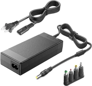 90W Universal AC Adapter Charger for Portable Power Station 300W to 600W Jackery/Bluetti/Anker/Rockpals/ALLWEI/EnginStar/CHAFON/Powkey/BALDR/Westinghouse Solar Generator Power Supply Cord