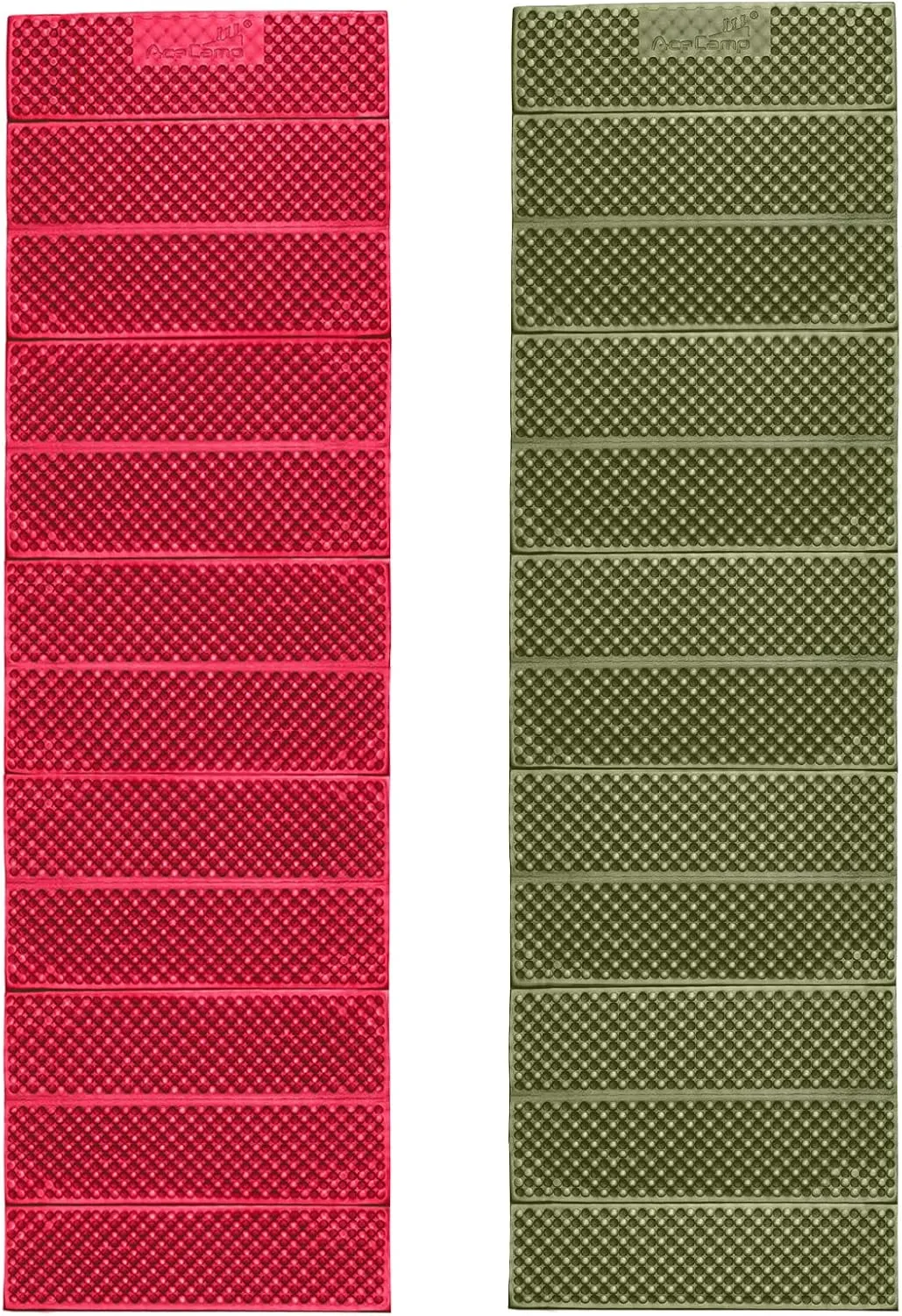 AceCamp Portable Foam Sleeping Pad, Full Length Accordion Sleeping Mat for Camping & Hiking, Lightweight, Soft & Compact Cushion for Sleeping Bag, Comfort, Tent, Rocky Terrain