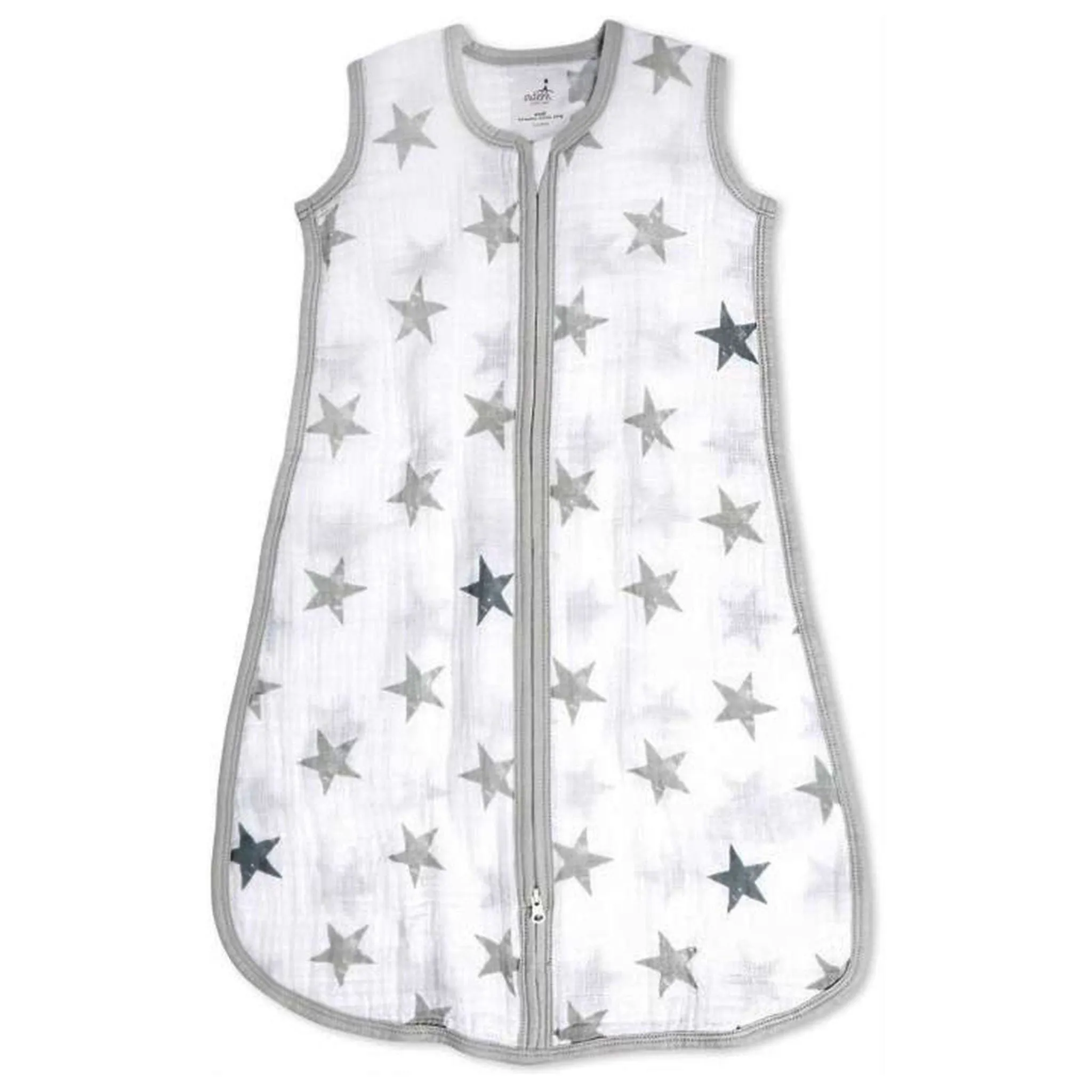 Adent by aden & anais Sleeping Bag Gray Stars Medium 6-12M