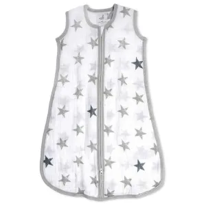 Adent by aden & anais Sleeping Bag Gray Stars Medium 6-12M