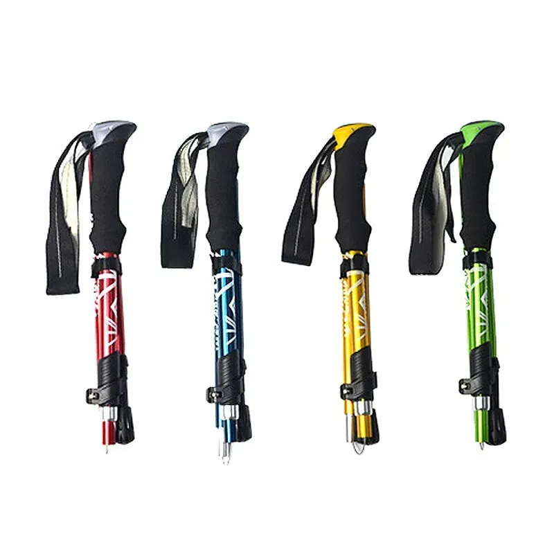 Adjustable 5-Section Trekking Pole for Stability & Comfort