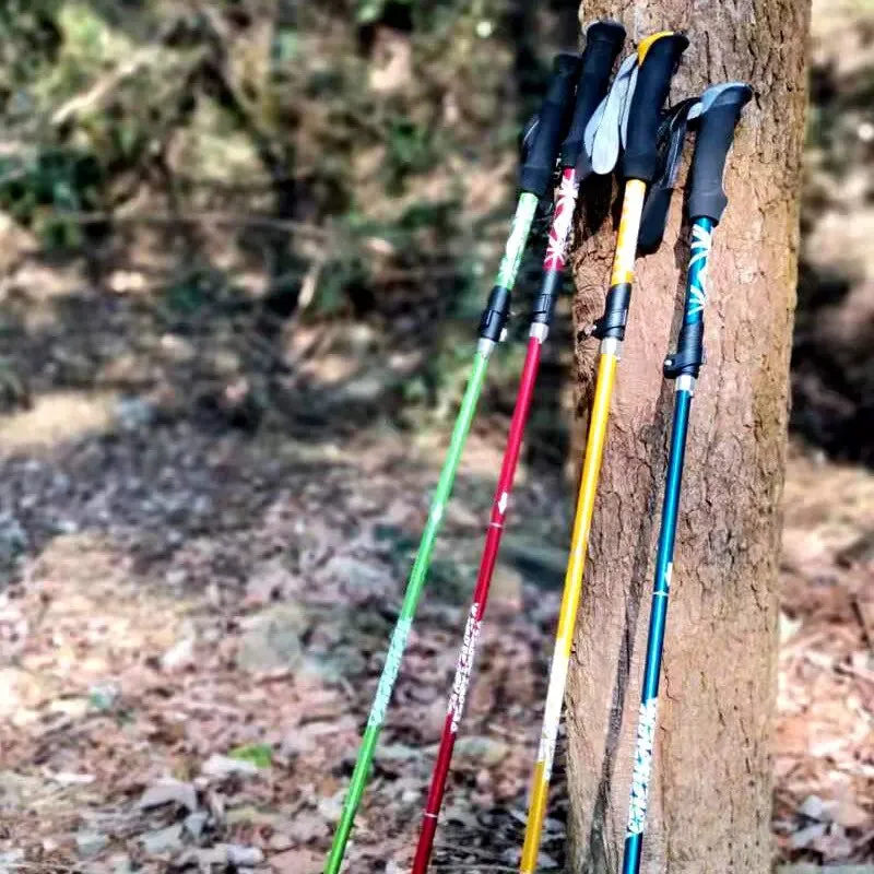 Adjustable 5-Section Trekking Pole for Stability & Comfort