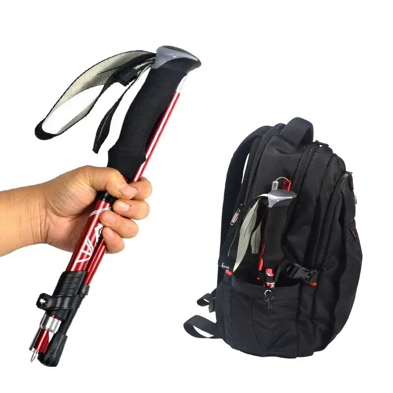 Adjustable 5-Section Trekking Pole for Stability & Comfort