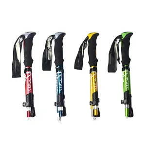 Adjustable 5-Section Trekking Pole for Stability & Comfort