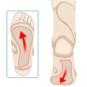 AFO Foot Drop Brace-Drop Foot Brace Foot Drop Brace for Walking Adjustable Drop Foot Braces TBI, ALS, MS, Stroke Fit Women and Men (Nude, Left)