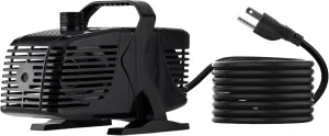 Alpine Corporation Tornado Pump 3100 GPH with 33 Ft. Cord for Ponds, Fountains, and Waterfalls