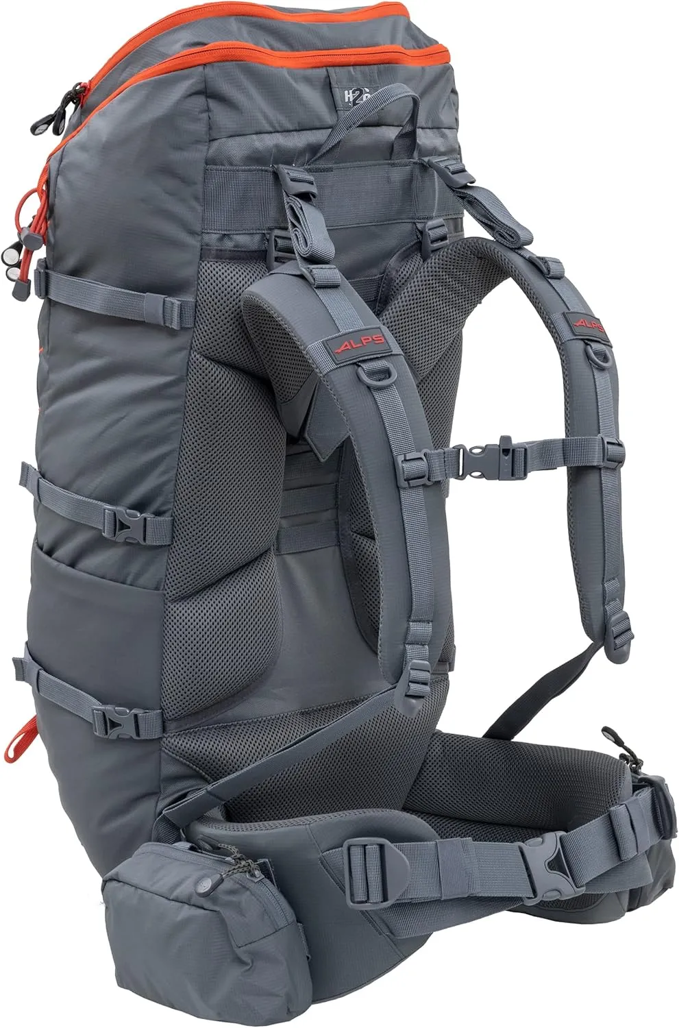 ALPS Mountaineering Canyon 55L, Gray/Chili