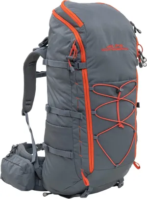ALPS Mountaineering Canyon 55L, Gray/Chili
