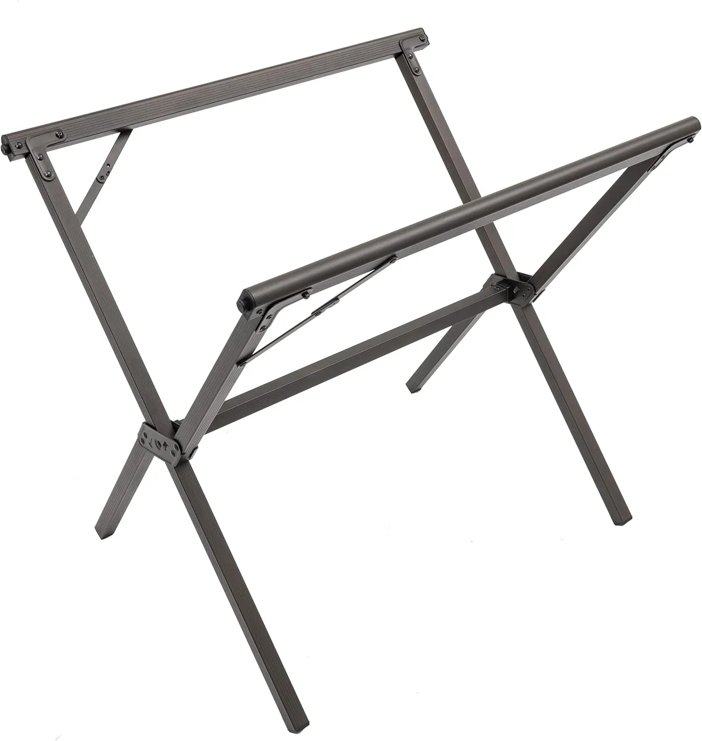 ALPS Mountaineering Folding Camping Table with Smooth Easy-to-Clean Roll Top and Sturdy and Lightweight Aluminum X Frame, Shoulder Carry Bag, 3 Sizes