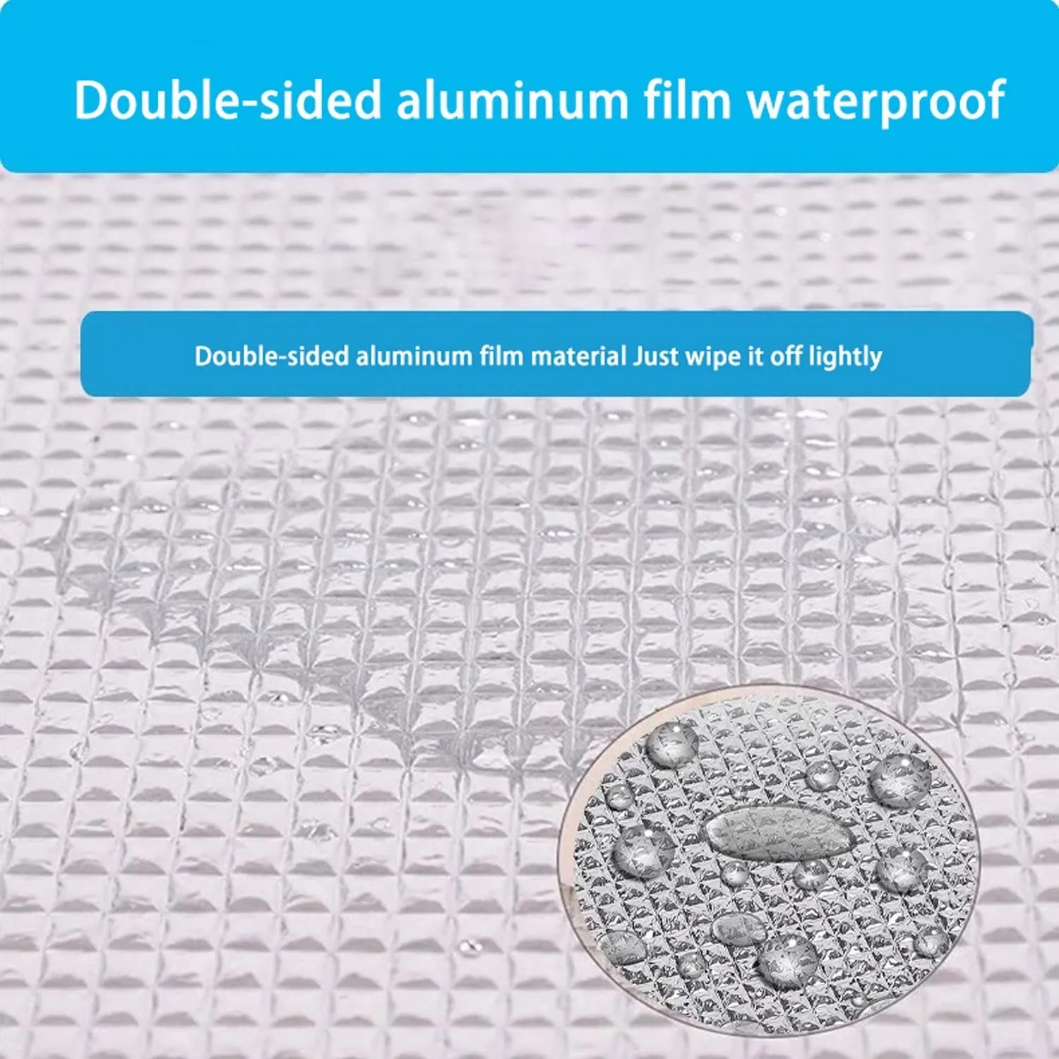 Aluminium Camping Mat, Foam Sleeping Mat for Camping, 9mm Thick Foldable Tent Mat Aluminium Foil Insulation Mat, Reflective Mat, Tent Mat, Ground Mat