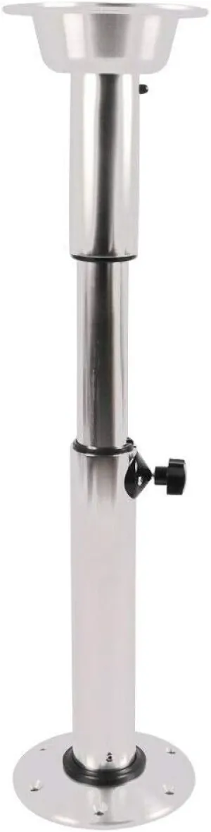 Aluminum Adjustable Table Pedestal Stand 28 inch Marine Boat Caravan Motor-Home Table Pedestal Stand Base for Marine Boat