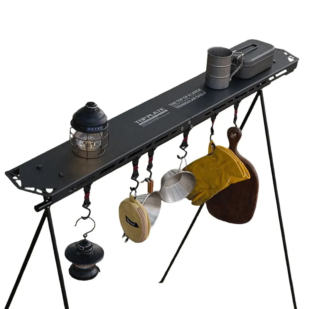 Aluminum Alloy Tripod Lantern Stand for Camping and Hiking