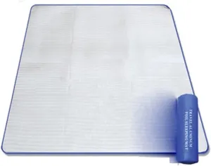 Aluminum Backing Insulating Foam Moistureproof Camping Mats Outdoor Hiking Blanket Cushion Tent Pads (Color : A, Size : 200 X 200 cm)