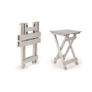 Aluminum Fold-Away Side Table - Small