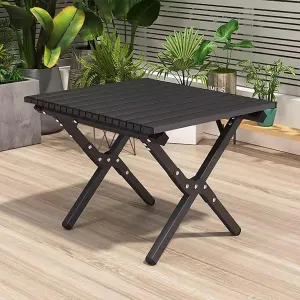 Aluminum Folding Camping Table, Portable Camping Folding Chairs and Tables Set, with Carrying Bag Camp Table, Outdoor Folding Roll up Aluminum Table
