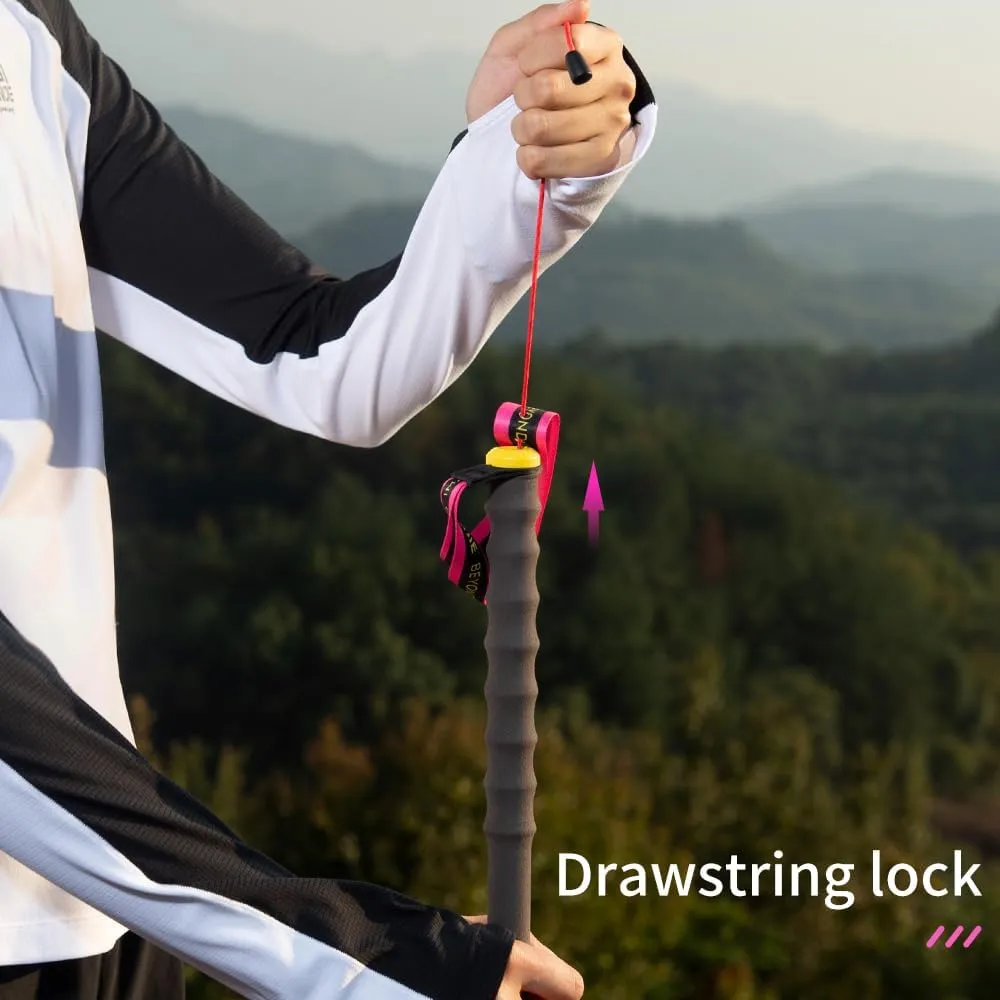AONIJIE 2 Pcs Carbon Fiber Trekking Poles Lightweight and Collapsible, Quick Locking, Walking Sticks for Hiking, Backpacking Gear