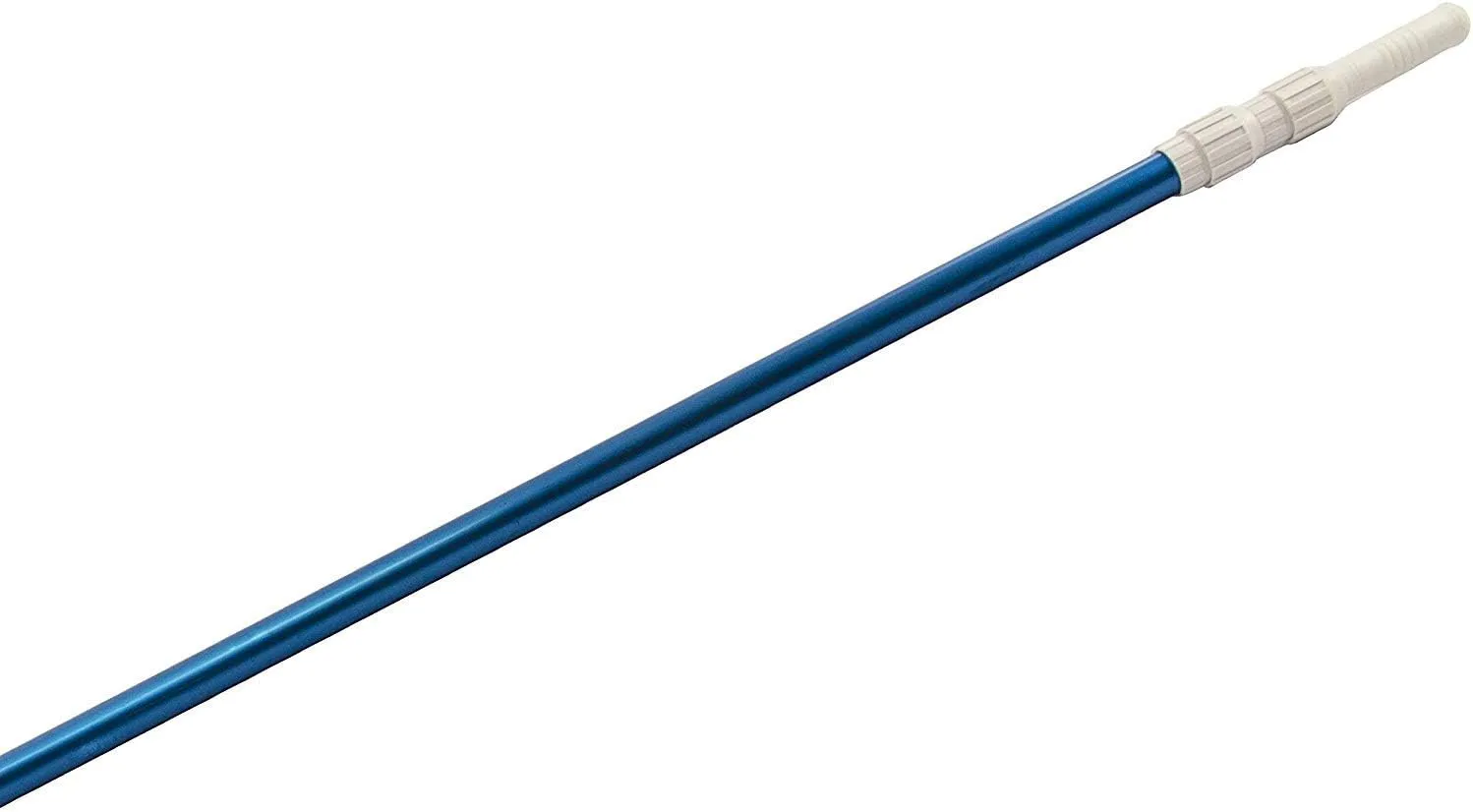 Aqua Select 7-21 Foot Telescoping Pool Vacuum Pole | Heavy Duty Aluminum Pole for Leaf Skimmers, Pool Brushes and Vacuum Heads | Expandable Swimming Pool Pole