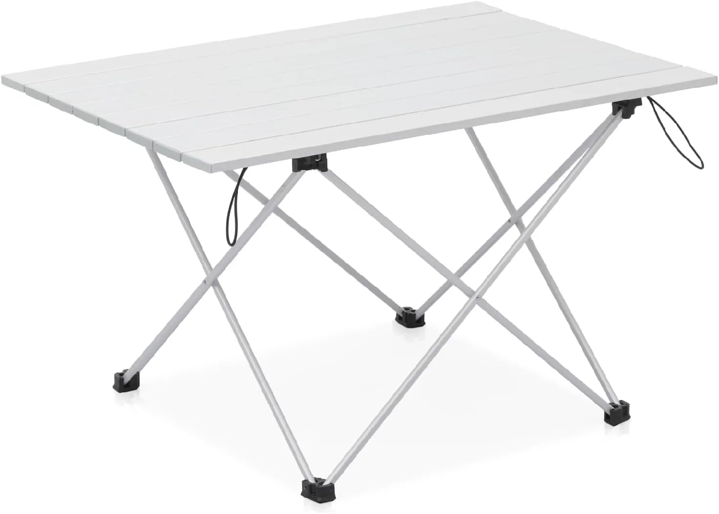 Athena Collection Folding Camping Table, Outdoor Aluminum Camping Side Table with Carry Bag, Portable Lightweight Camp Beach Table Compact Foldable Camping Table for Hiking Backpacking Picnic