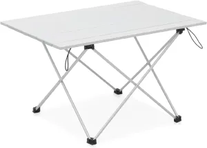 Athena Collection Folding Camping Table, Outdoor Aluminum Camping Side Table with Carry Bag, Portable Lightweight Camp Beach Table Compact Foldable Camping Table for Hiking Backpacking Picnic