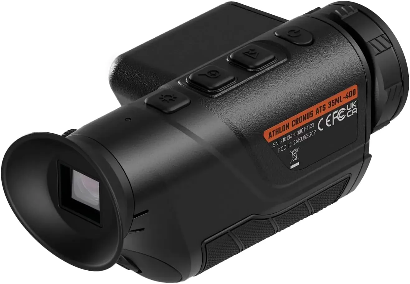 Athlon Optics Cronus ATS High-Sensitivity Sensor OLED Display 35mm Lens Wi-Fi App Control Adjustable Night Hunting Thermal Monocular | Bag, Eyepieces & Battery