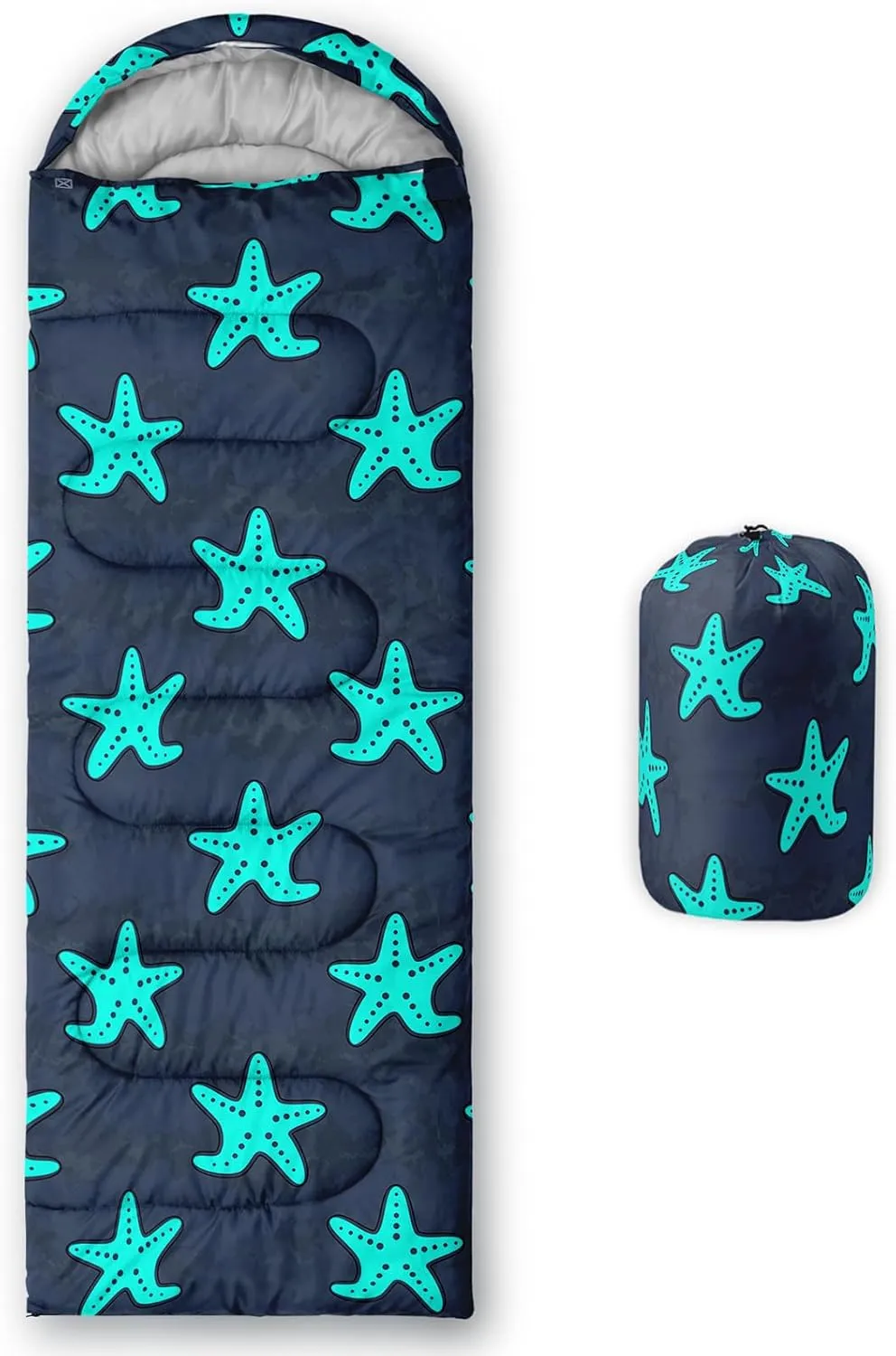 Axolotl Black Cats Sleeping Bag for Kids Boys Girls–Lightweight Warm Cold Weather Sleeping Bags,Waterproof Portable Sleeping Bag for Camping,Backpacking Camping Sleeping Bag,Kids Sleeping Bags,Orange