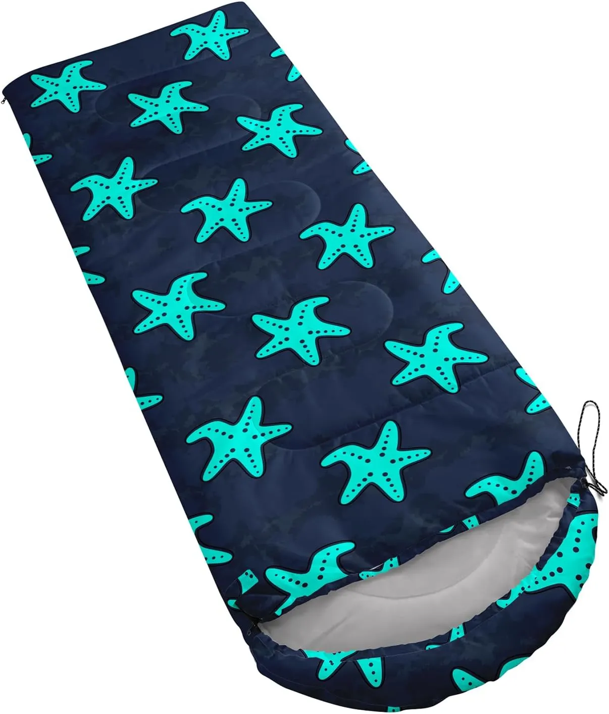 Axolotl Black Cats Sleeping Bag for Kids Boys Girls–Lightweight Warm Cold Weather Sleeping Bags,Waterproof Portable Sleeping Bag for Camping,Backpacking Camping Sleeping Bag,Kids Sleeping Bags,Orange