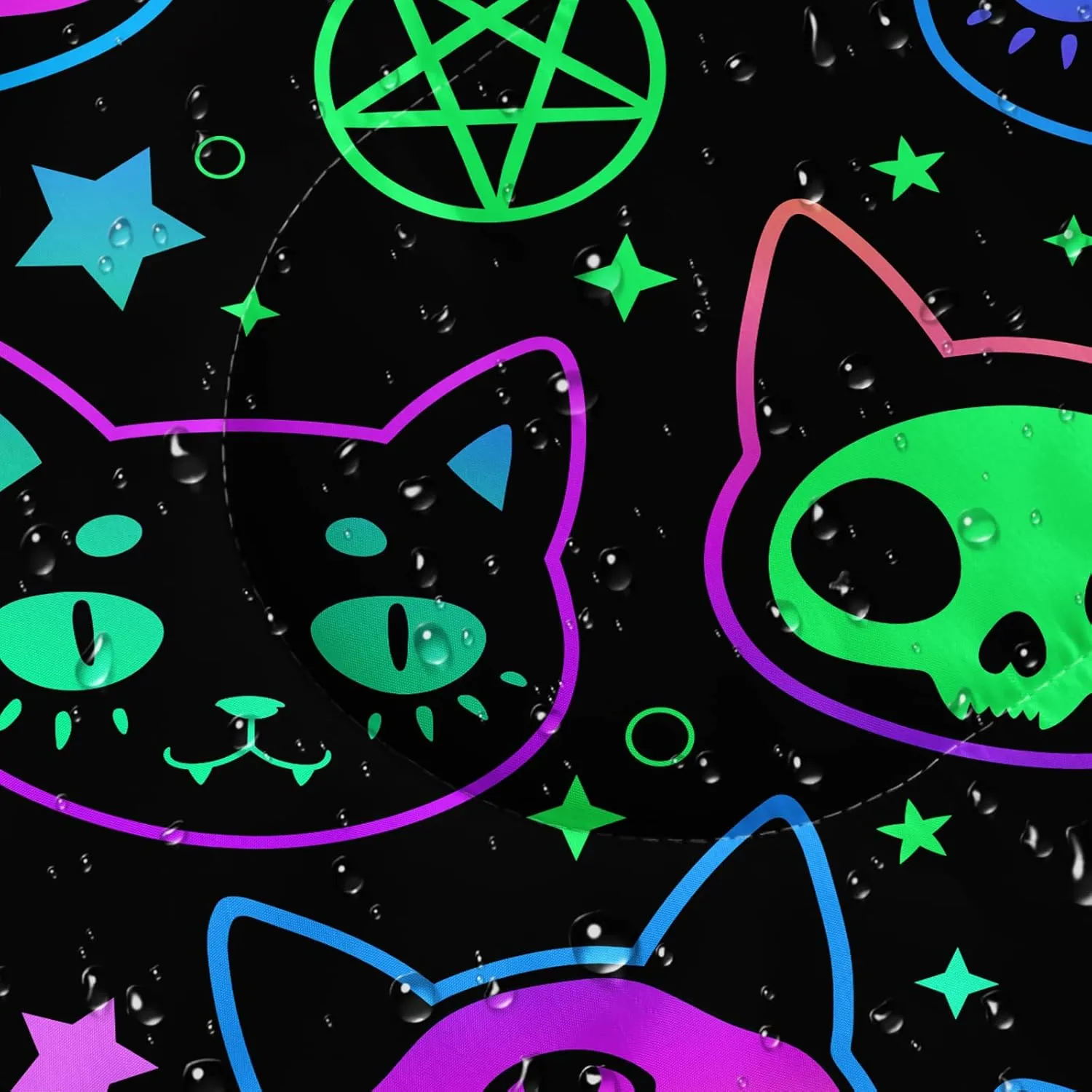 Axolotl Colorful Cats 3 Season Sleeping Bag for Kids, Girls, Teens - Warm and Cool Weather Pet Animal Theme, Waterproof Lightweight for Traveling, Outdoors Camping Equipment