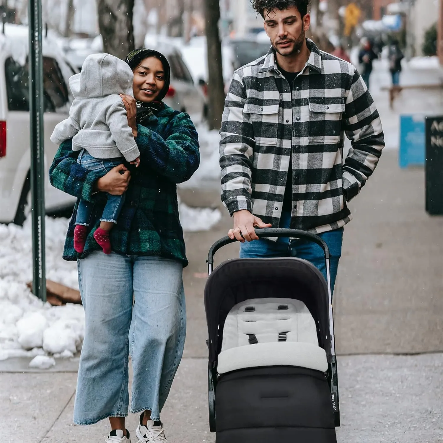 Baby Bunting Bag Stroller Footmuff - Warm Bunting Bag Baby Stroller - Winter Baby Bunting Bag Stroller - Universal Stroller Bunting Bag Infant - Outdoor Stroller Sleeping Bag Toddler (Grey)