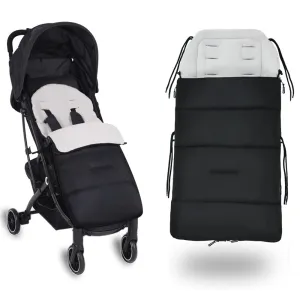 Baby Bunting Bag Stroller Footmuff - Warm Bunting Bag Baby Stroller - Winter Baby Bunting Bag Stroller - Universal Stroller Bunting Bag Infant - Outdoor Stroller Sleeping Bag Toddler (Grey)