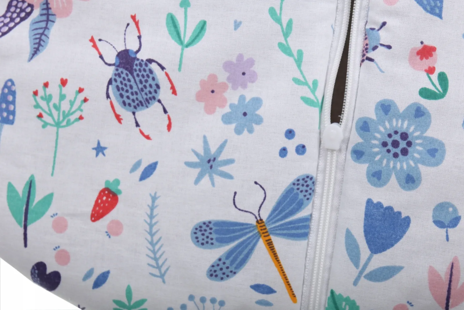 Baby Cotton Sleeping Bag Double Sided Sleepsack Quilted 1.0 Tog On the Meadow