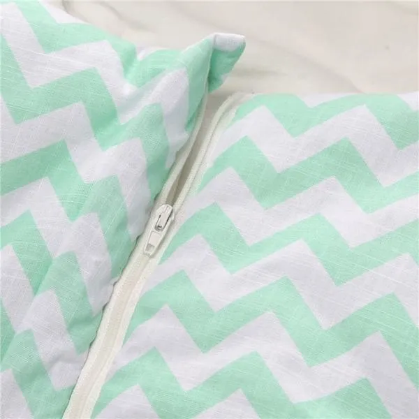 Baby Unisex Starfish Shaped Cotton Sleeping Bag Newborn Baby Outside Sleeping Bag Green
