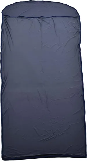 Bag Liner, 200x80cm Ultralight Multifunctional Elastic Sleeping Sack Lightweight Breathable Cotton Liner for Picnic Hiking Outdoor Camping(Gray)