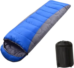 Balacoo Outdoor Sleeping Bag Winter Sleeping Bag Drawstring Hood Hook and Loop Zipper for Hiking
