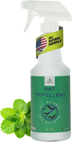Bat Repellent Spray - Drive Bats Away from Nesting Using Our Bat Repellent - Keep Bats Away from Your Home, 16oz