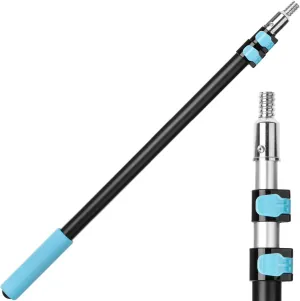 Bates- Extension Pole, 2.4 to 6 Ft Pole, Black & Blue, ‎Telescoping Pole, Extendable Pole, Telescopic Pole, Paint Pole, Paint Roller Extension Pole, Paint Extension Pole, Telescopic Poles