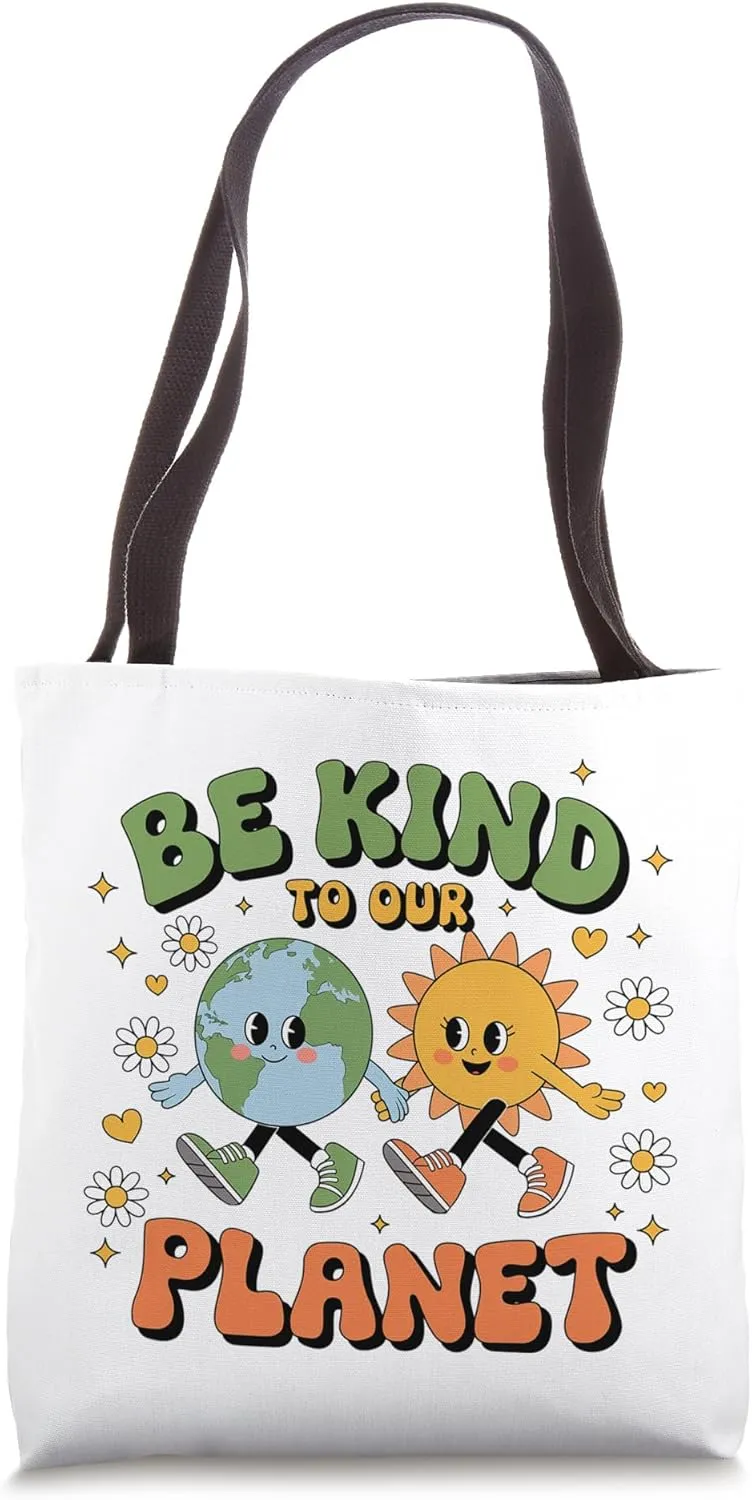 Be Kind to Our Planet – Climate Change & Global Warming Tote Bag