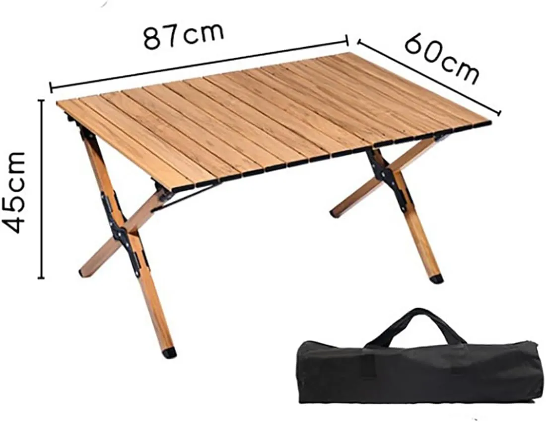 Beach Camping Folding Table, Portable Compact Outdoor Ultralight Aluminum Camping Table, Travel Table for Camping Barbecue Travel Night Market Stalls,M