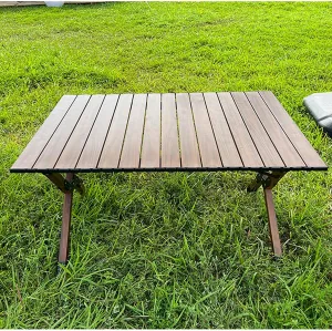 Beach Camping Folding Table, Portable Compact Outdoor Ultralight Aluminum Camping Table, Travel Table for Camping Barbecue Travel Night Market Stalls,M