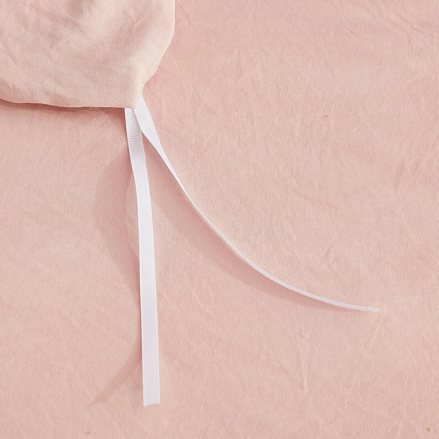 Bedorm Ruffle Duvet Cover Queen Coquette Bedding Ultra Soft Breathable Shabby Chic Bedding Pink Ruffled Duvet Cover Set Cute Comforter Cover