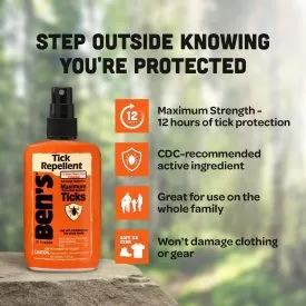Ben's® Tick Repellent 3.4oz Pump