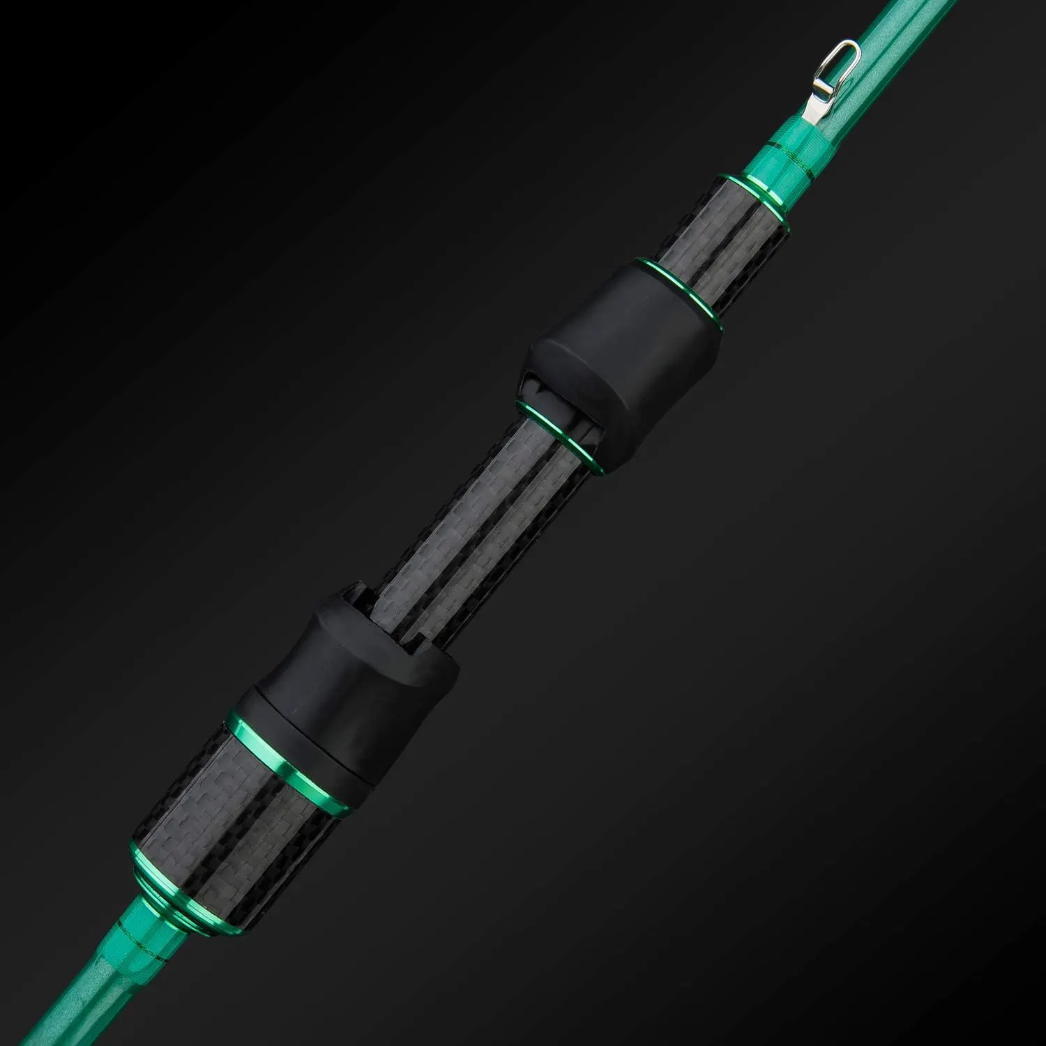 BERRYPRO Ultralight Fishing Rod Travel Spinning Rod with Solid Carbon Tip