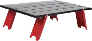 BESPORTBLE Compact Beach Table Easy Fold Mini Camping Side Table Sturdy Aluminum for Outdoor Use