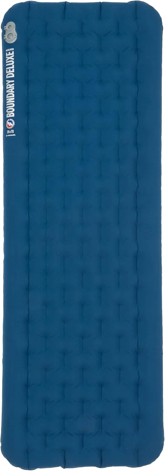 Big Agnes, Boundary Deluxe, Insulated Sleeping Pad, Wide Regular, Gibraltar Sea, (25X72)