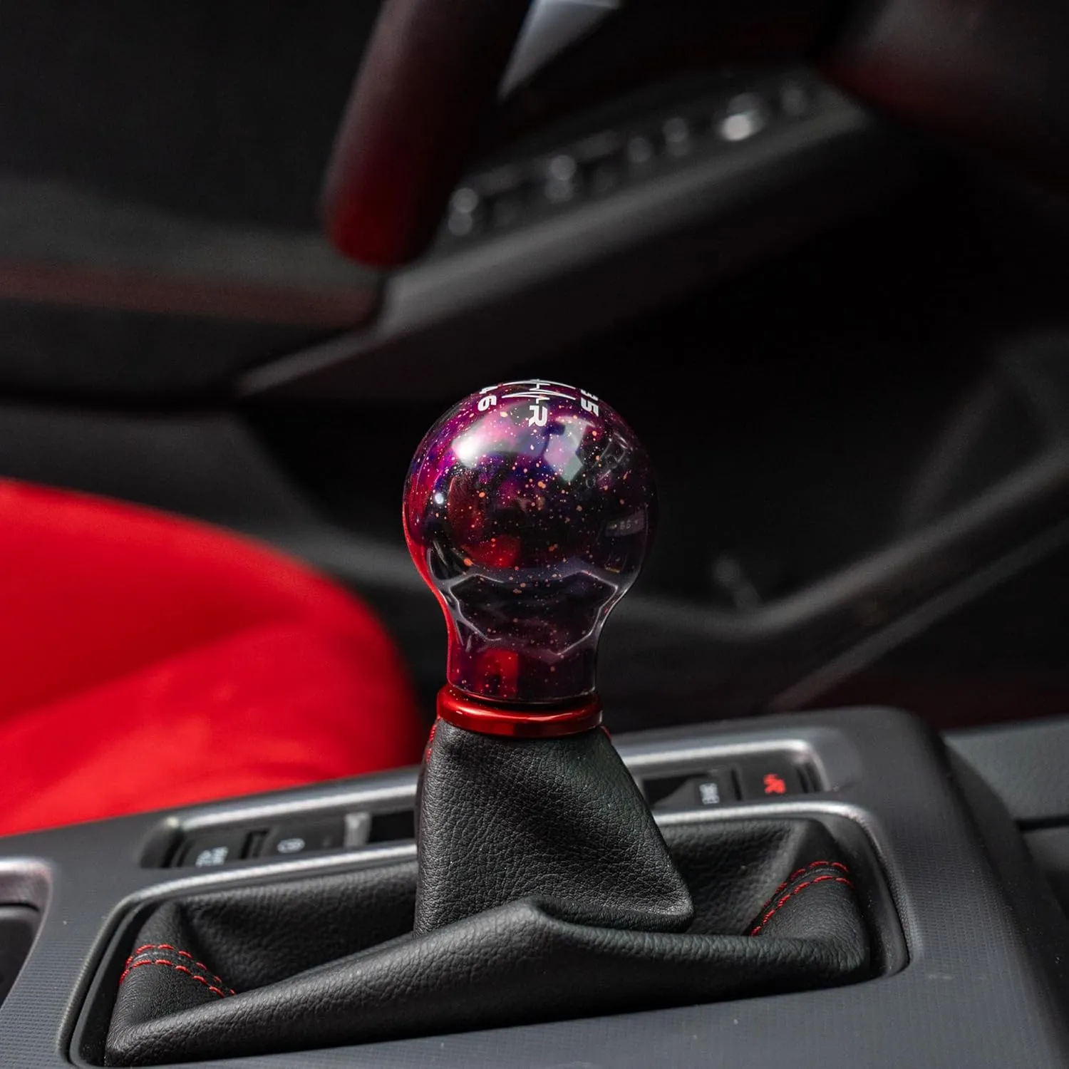 Billetworkz Cosmic Space Heartbeat Shift Knob Compatible with Subaru 6 Speed WRX: 2015-25 / STI: 2004-21