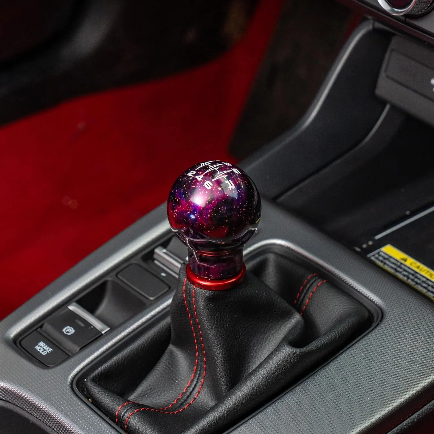 Billetworkz Cosmic Space Heartbeat Shift Knob Compatible with Subaru 6 Speed WRX: 2015-25 / STI: 2004-21