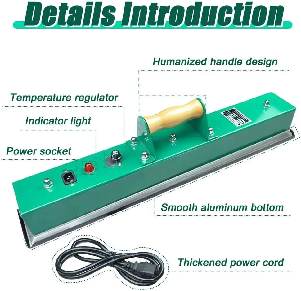 Billiards Table Cloth Iron - Adjustable Temperature Table Iron - Aluminum Alloy Bottom Even Heat Dissipation - for Billiard Games Room, Playroom Clubs, Home,300MM/Aluminum
