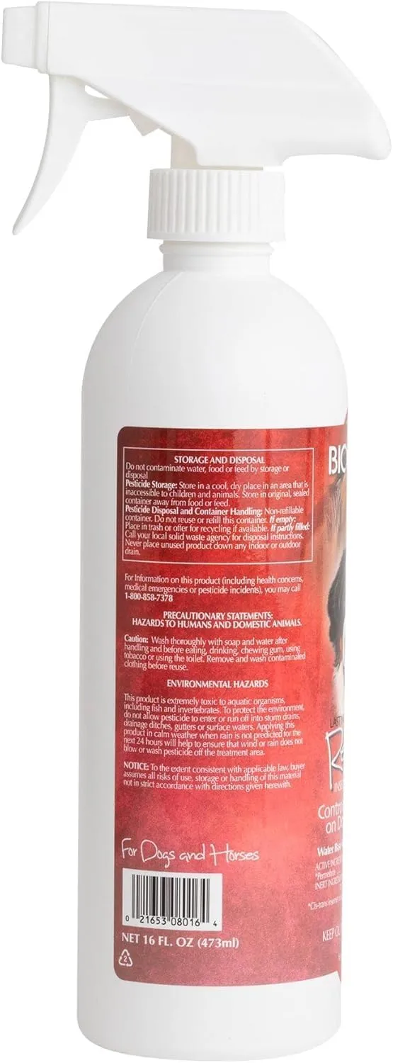 Bio-Groom Repel-35 Flea & Tick Dog Spray - Flea and Tick Prevention for Dogs, Cat Flea Treatment, Cruelty-Free, Made in USA, Natural Tick Repellent, Fly Spray for Horses - 16 fl oz 1-Pack
