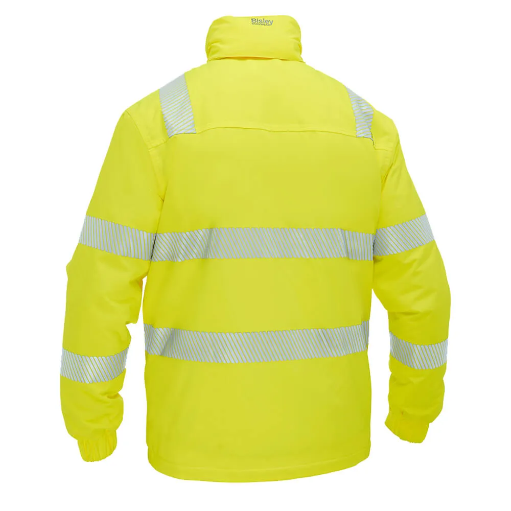 Bisley BJ6842T Taped Hi Vis Heated Jacket With Hood