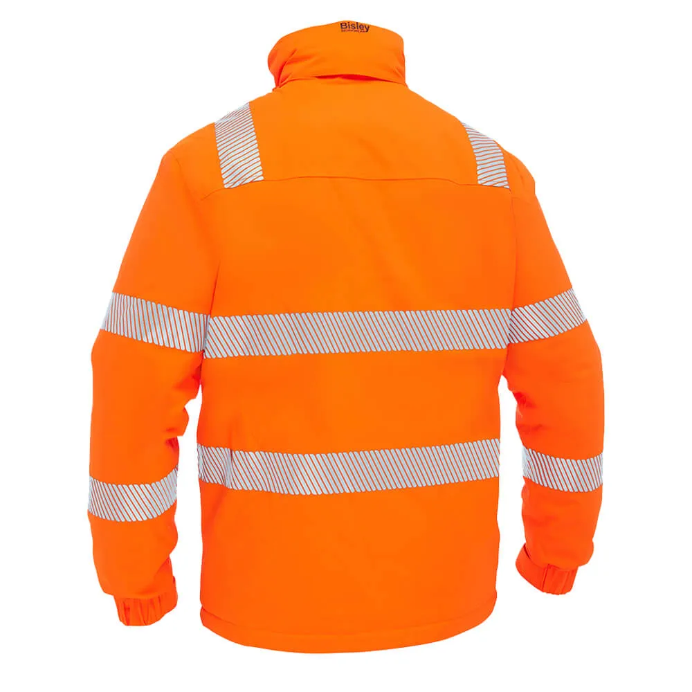 Bisley BJ6842T Taped Hi Vis Heated Jacket With Hood