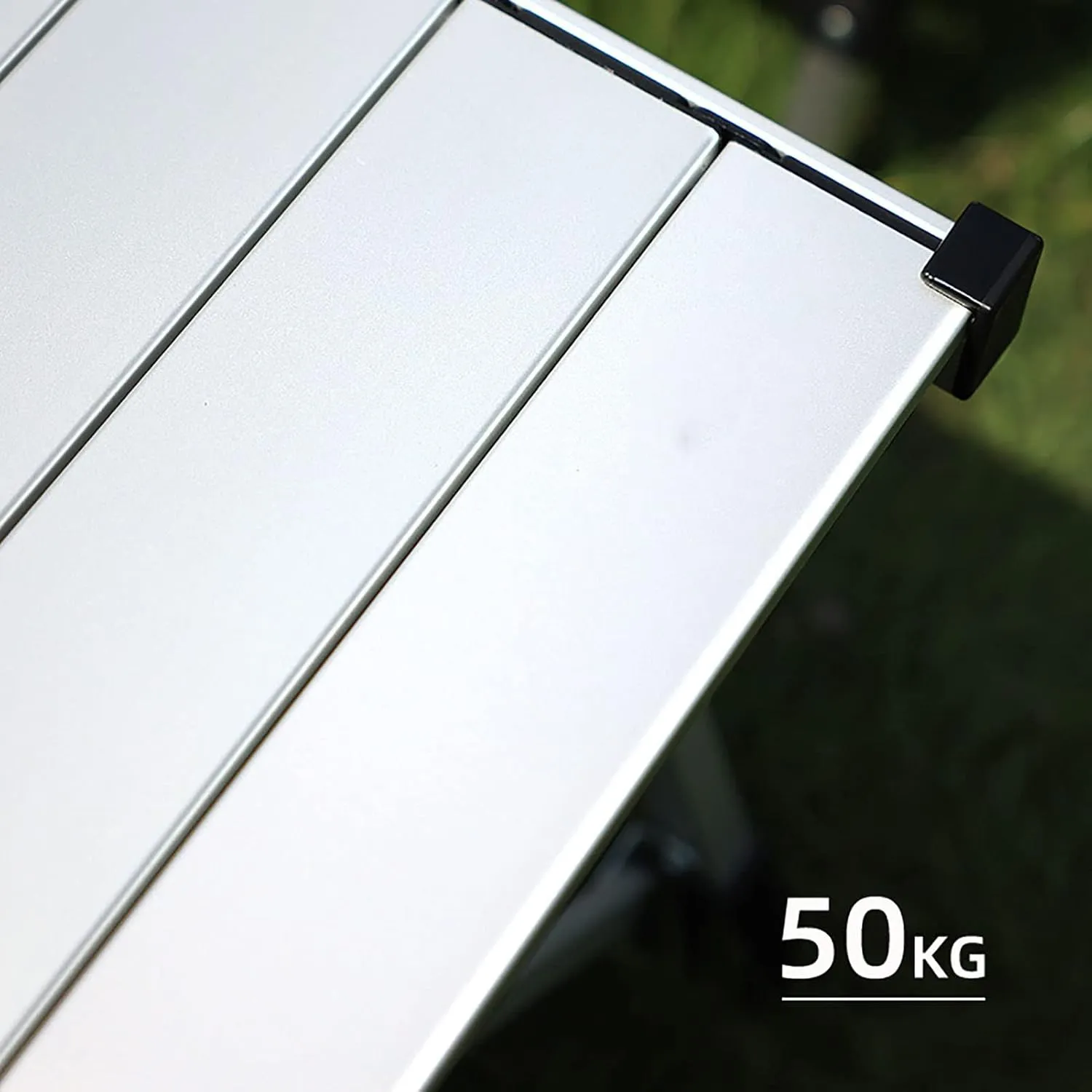 BK&MF Outdoor Folding Table,Portable Aluminum Picnic Camping Table Compact Travel Table Roll-up Table with Carry Bag for Picnic Beach,B,96x66x69cm(38x26x27inch)